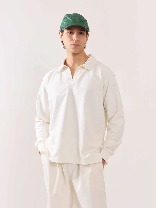 Off White Terry Polo T-shirt